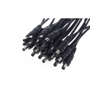 Clavijas Jack alimentación con 50 cms cable para tiras de LED 